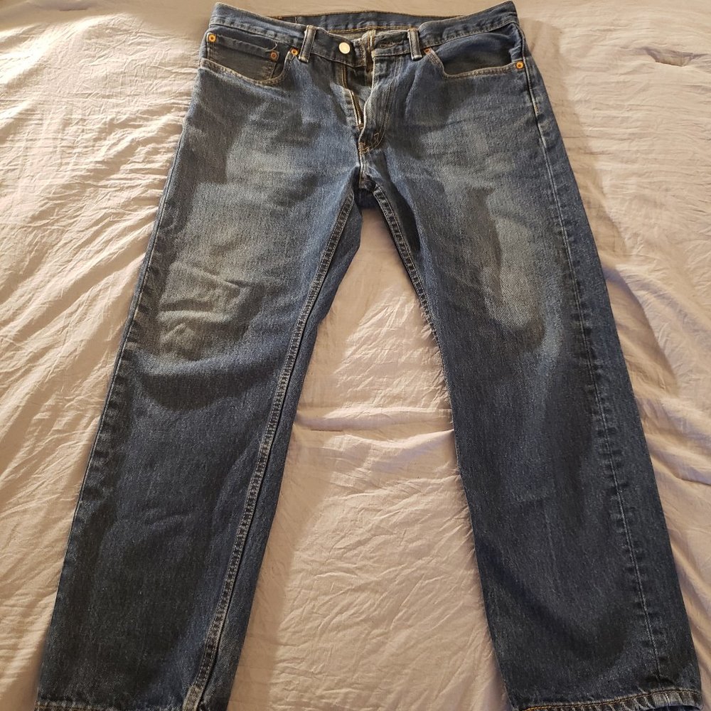 Levi's 505 34x27 (label 34x29) Medium Stonewash Jeans